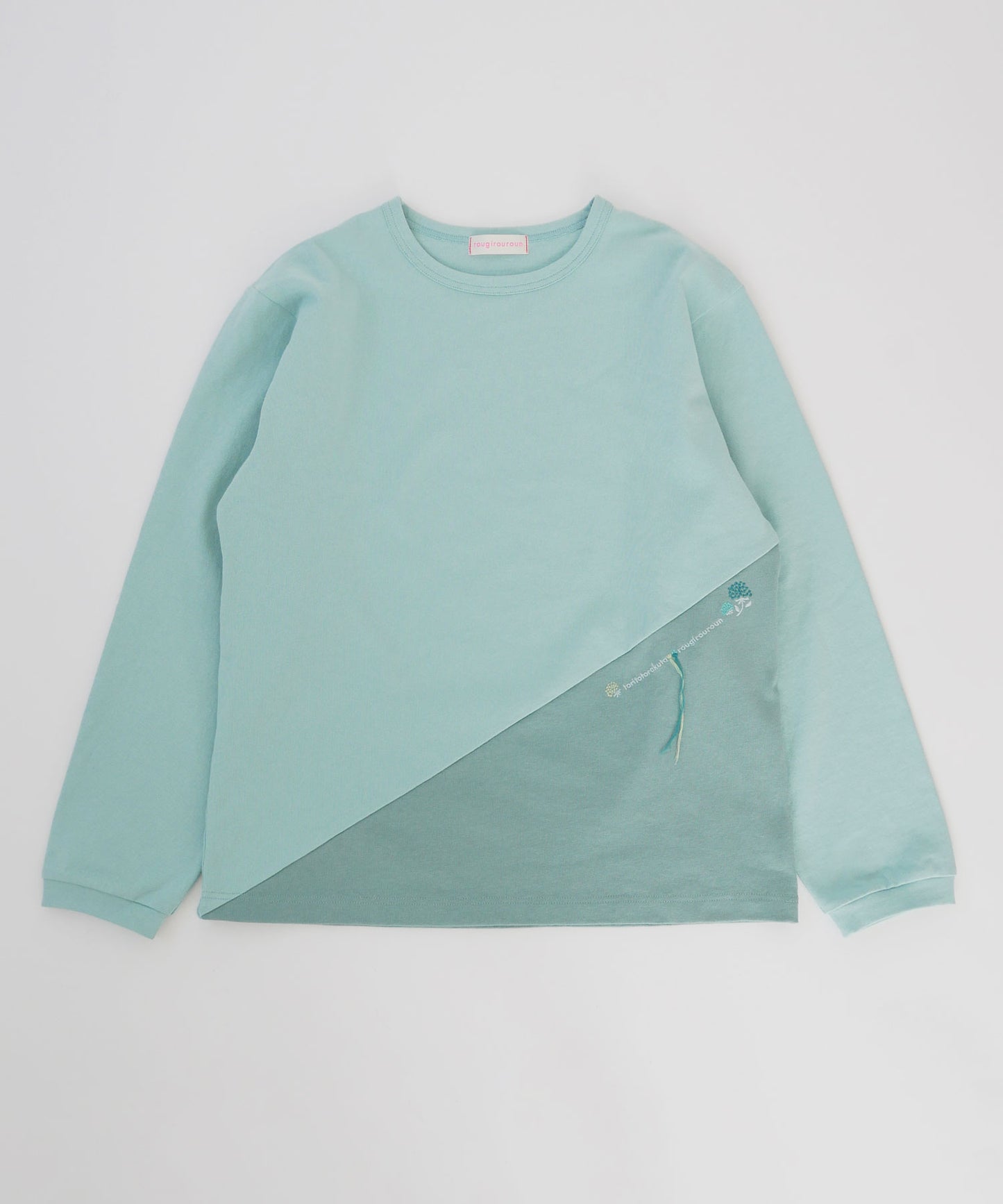 【トリトトラクタ×ルジルルン】スペシャルコラボ 幸運を呼び込む トライアングル長袖Tシャツ(ユニセックス)