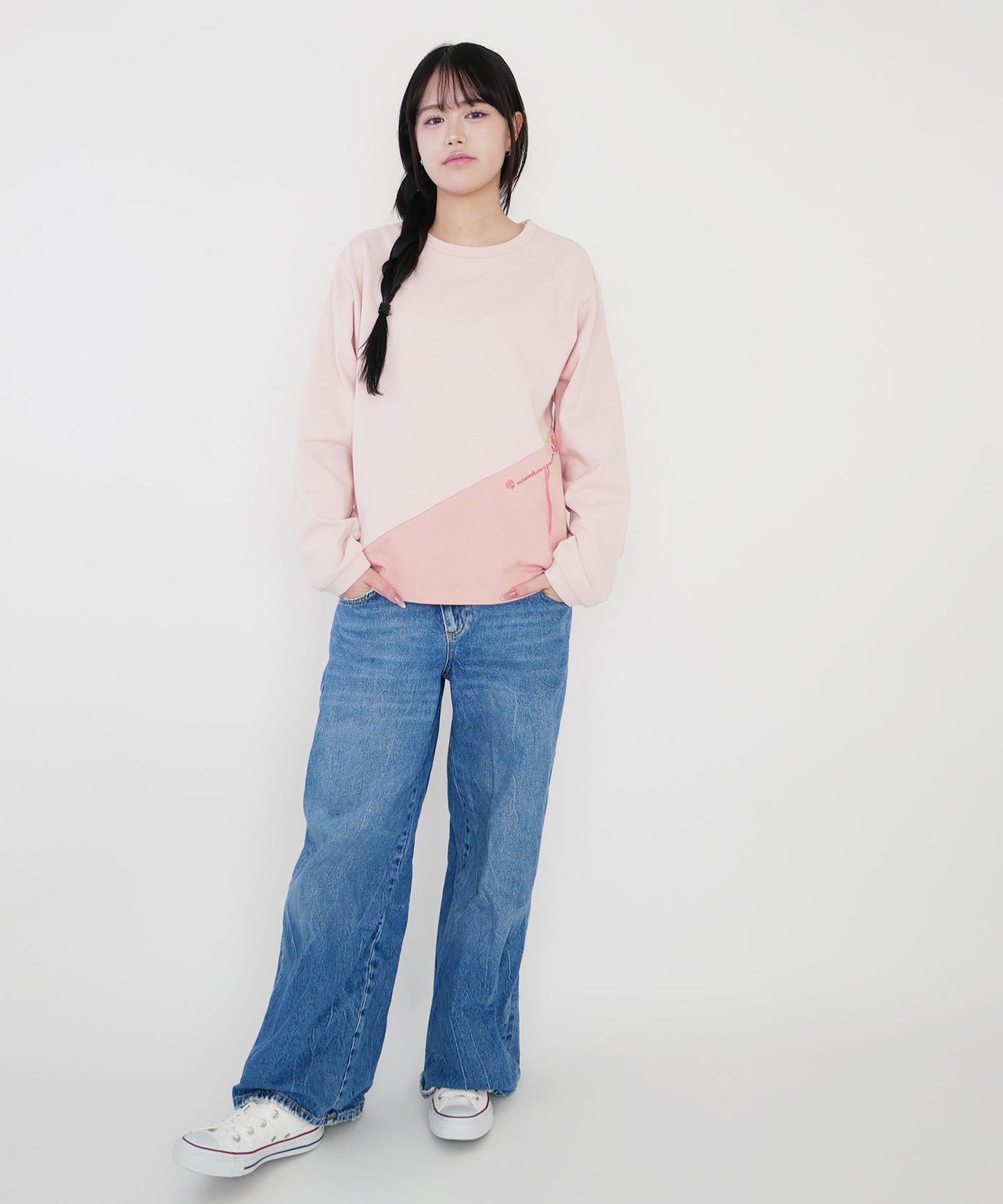 【トリトトラクタ×ルジルルン】スペシャルコラボ 幸運を呼び込む トライアングル長袖Tシャツ(ユニセックス)