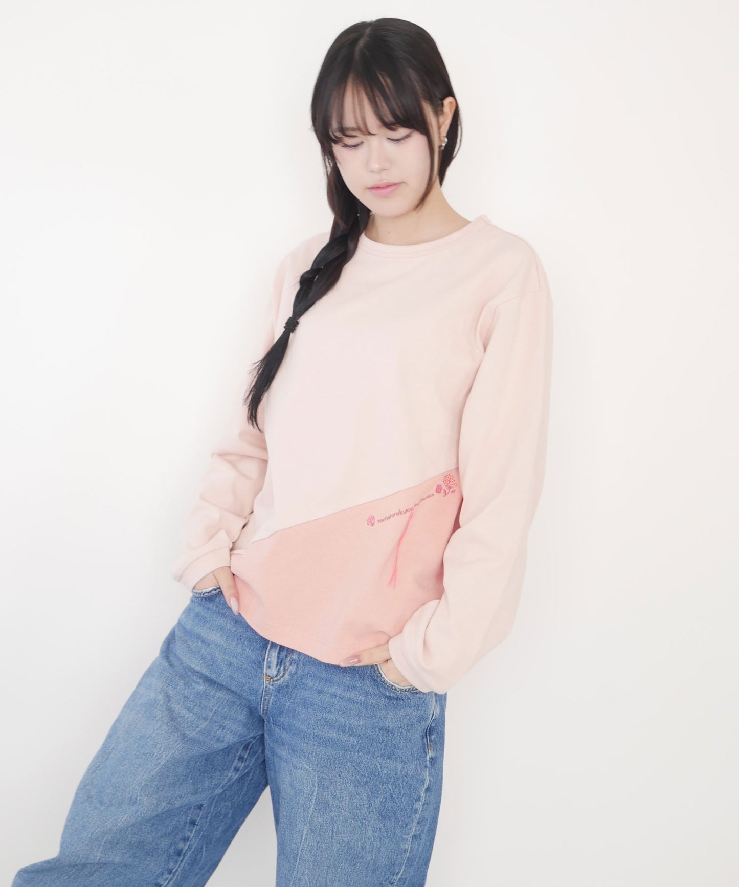 【トリトトラクタ×ルジルルン】スペシャルコラボ 幸運を呼び込む トライアングル長袖Tシャツ(ユニセックス)