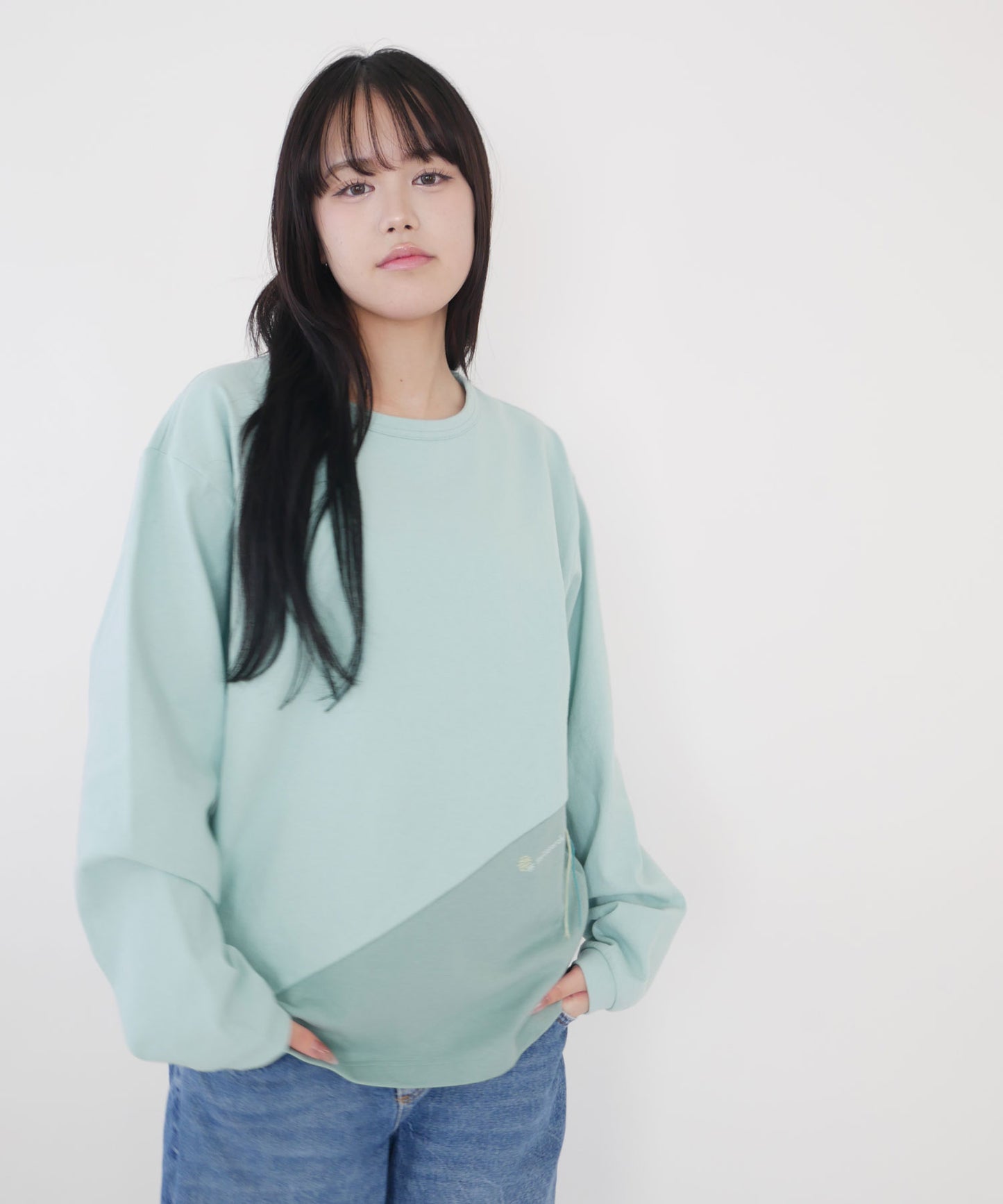 【トリトトラクタ×ルジルルン】スペシャルコラボ 幸運を呼び込む トライアングル長袖Tシャツ(ユニセックス)
