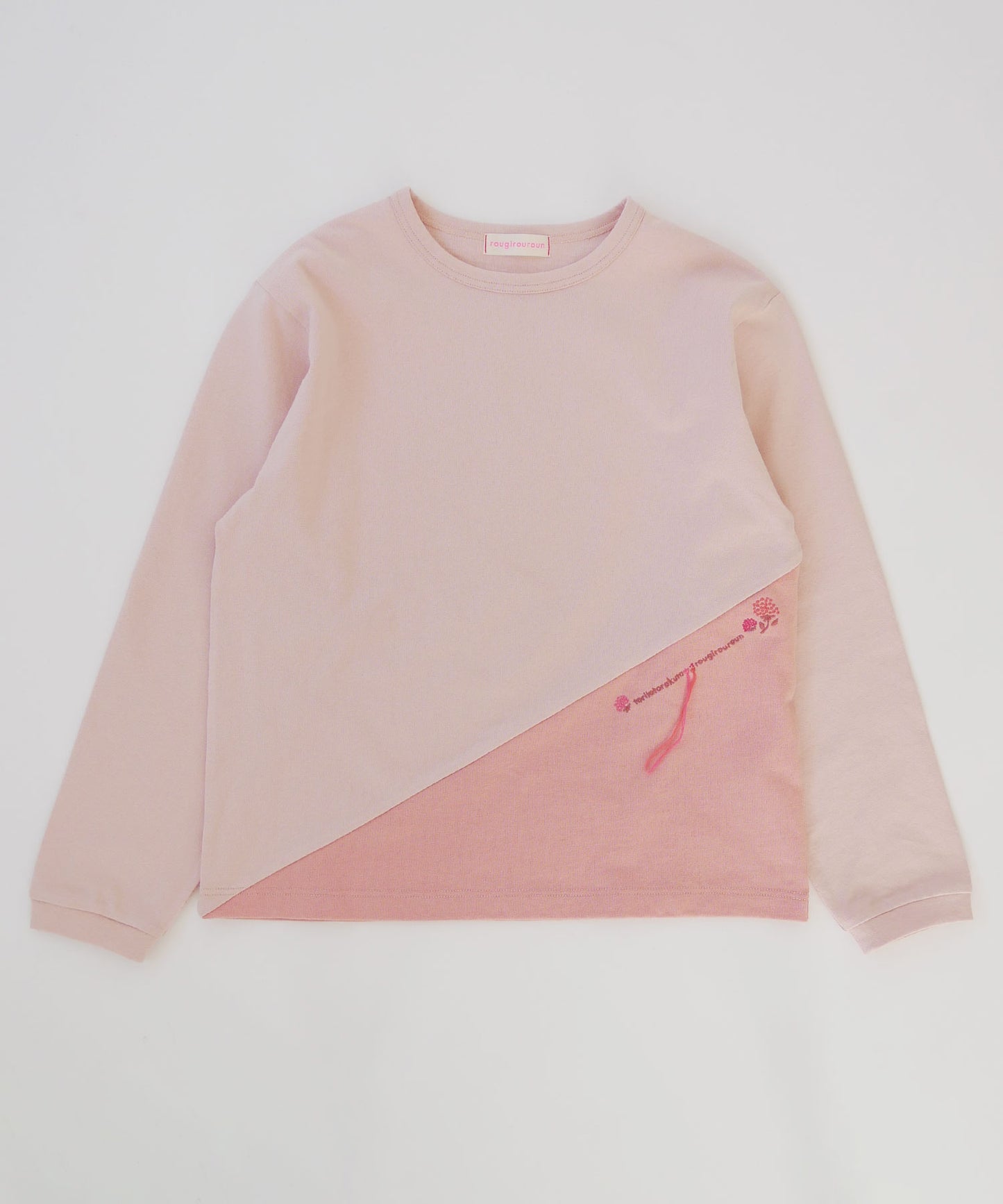 【トリトトラクタ×ルジルルン】スペシャルコラボ 幸運を呼び込む トライアングル長袖Tシャツ(ユニセックス)