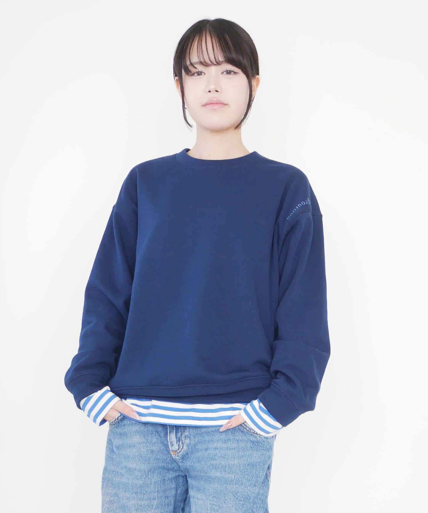 もちふわ裏シャギートレーナー(ユニセックス)